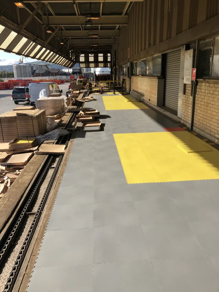 Industrial PVC floors